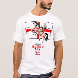 Camiseta Dia feliz orgulhoso P retro de St George do