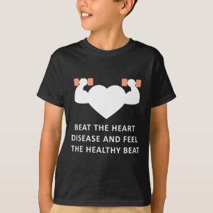 Camiseta Dia Fevereiro Doença Cardíaca Para Homens & Mu