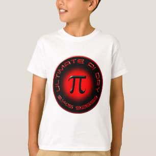 Camiseta Dia final 2015 do Pi 3.14.15 9:26: 53 (vermelho)