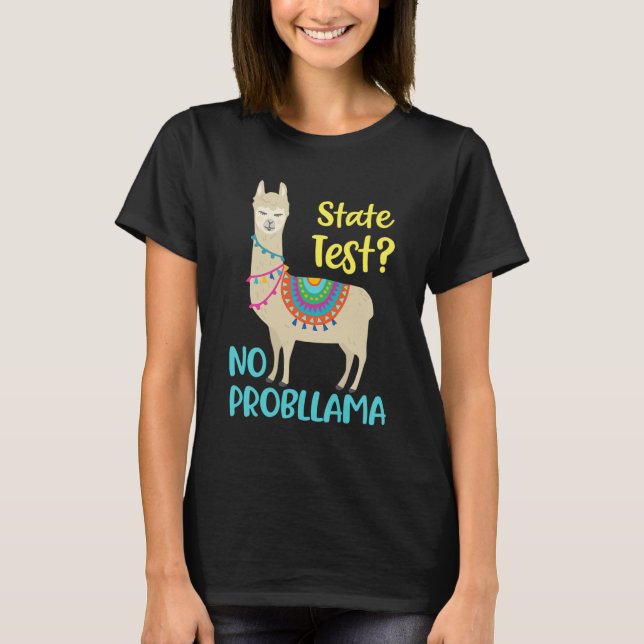 Camiseta Dia Funny Motivational Test Day For Students (Test (Frente)