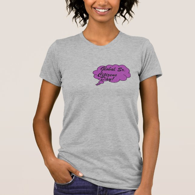 Camiseta Dia Global dos Cidadãos Seniores (Frente)