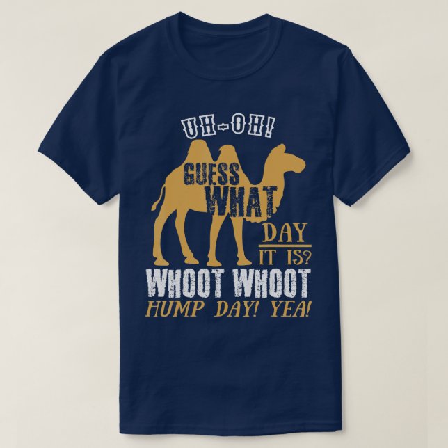 Camiseta Dia Hump do Camelo Comercial Hump (Frente do Design)