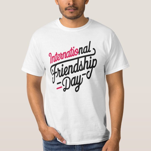 Camiseta Dia Internacional da Amizade (Frente)