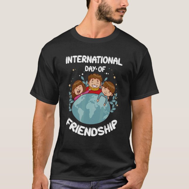 Camiseta Dia Internacional da Amizade das Nações Unidas (Frente)
