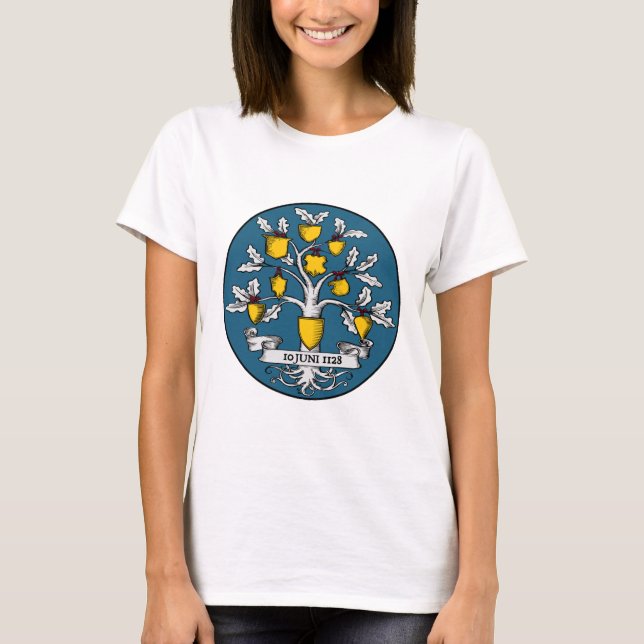 Camiseta Dia internacional da heráldica (Frente)