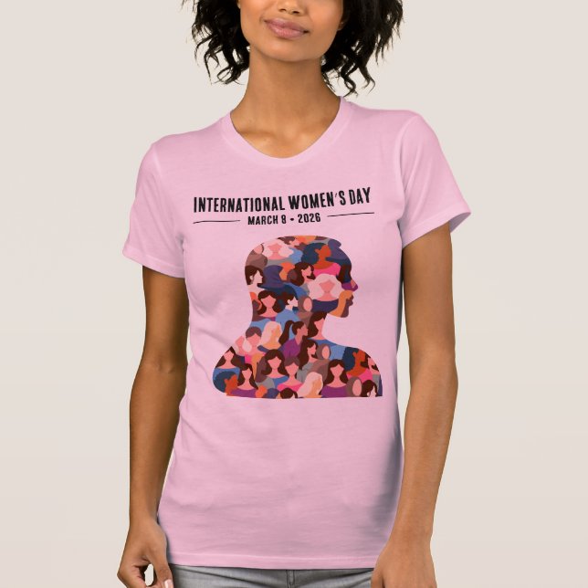 Camiseta Dia Internacional da Mulher (Frente)