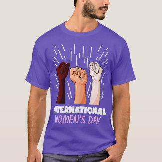 Camiseta Dia Internacional da Mulher 2022 Igualdade entre H