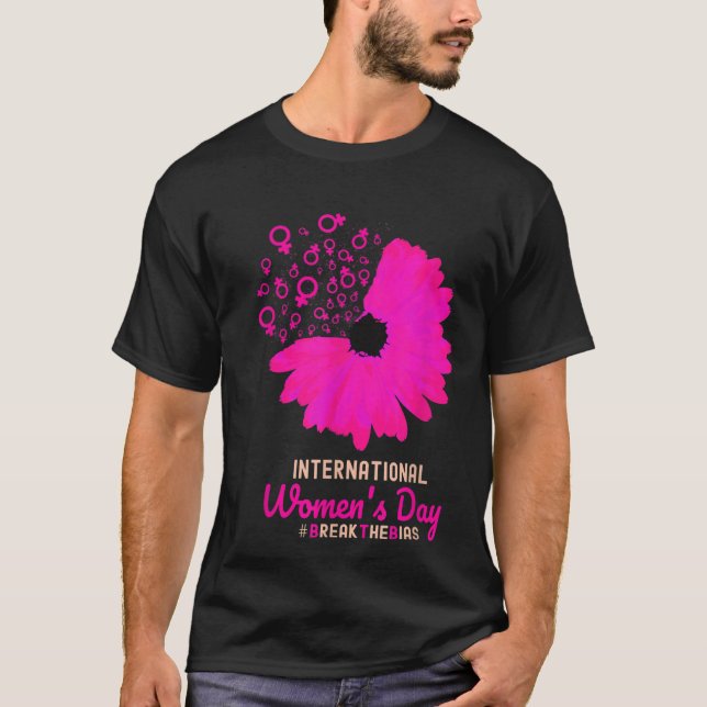Camiseta Dia Internacional da Mulher 2022 Quebra o Bias 8 M (Frente)