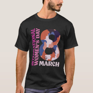 Camiseta Dia Internacional da Mulher 2023 Adotar Mães de Eq