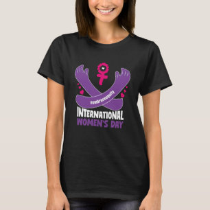 Camiseta Dia Internacional da Mulher 2023 Adotar Mães de Eq