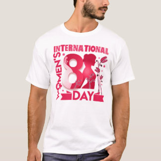 Camiseta Dia Internacional da Mulher 2023 Dia da Mulher 8 d