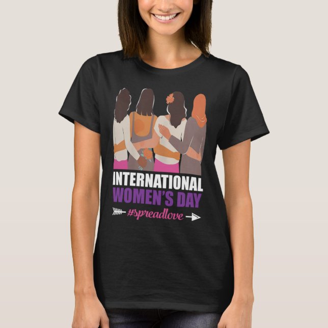 Camiseta Dia Internacional da Mulher 2023 Equidade 8 3 (Frente)