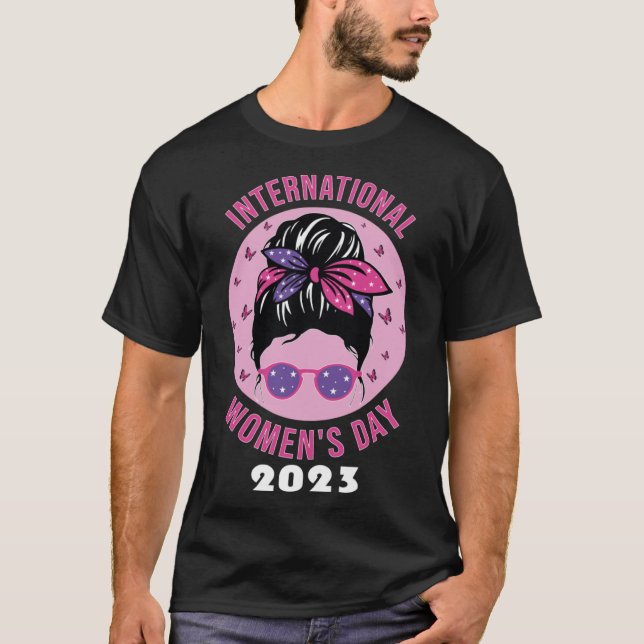 Camiseta Dia Internacional da Mulher 2023 Quarta-feira, 8 d (Frente)