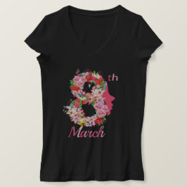 Camiseta Dia Internacional da Mulher 2024: Celebrar Feminin