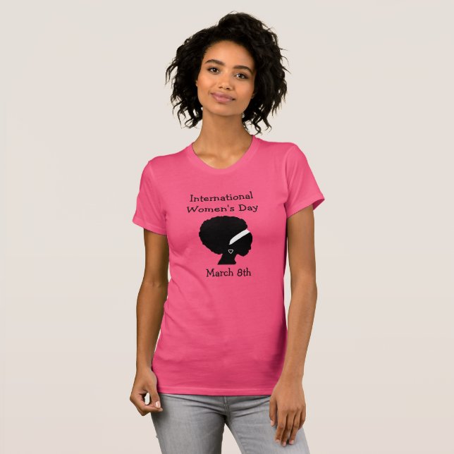 Camiseta Dia Internacional da Mulher 8 de março (Frente Completa)