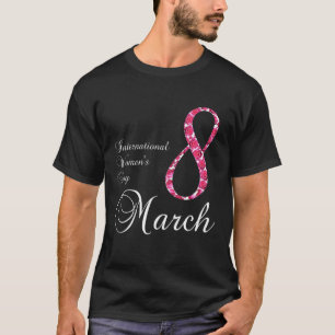 Camiseta Dia Internacional da Mulher, 8 de março de 2021