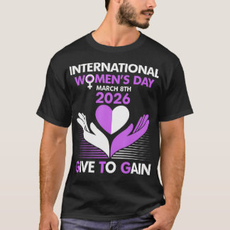 Camiseta Dia Internacional da Mulher 8 de Março de 2026 Doe