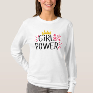 Camiseta Dia Internacional da Mulher Girl Power