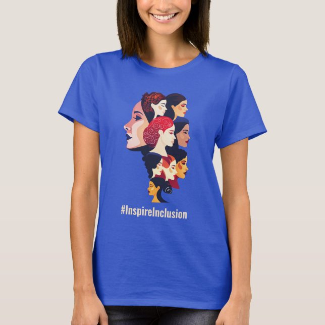 Camiseta Dia Internacional da Mulher | IWD março 8 (Frente)