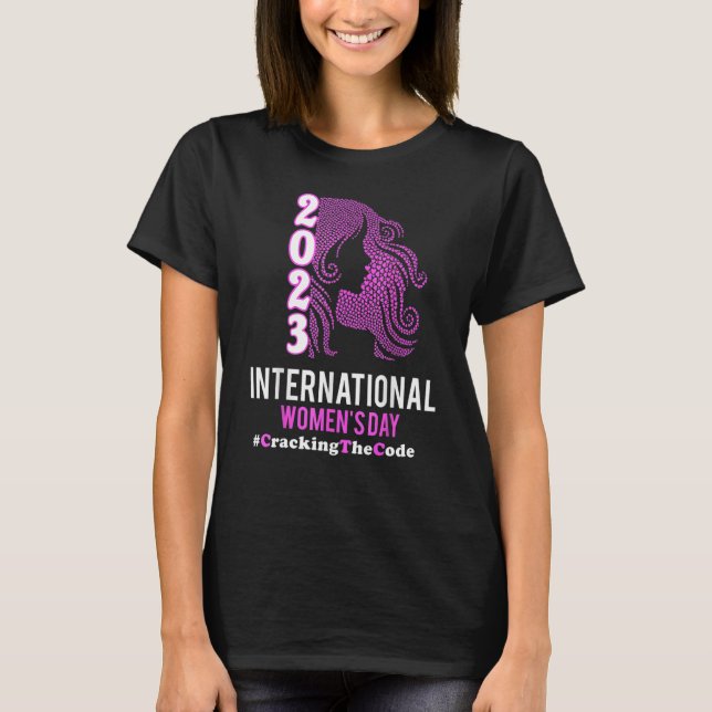 Camiseta Dia Internacional da Mulher para o W (Frente)