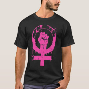 Camiseta Dia Internacional da Mulher Símbolo do Feminismo F