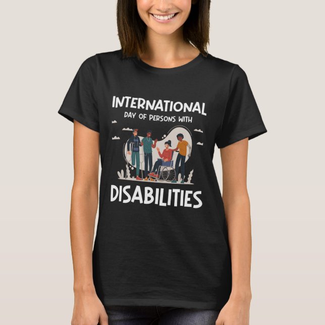 Camiseta Dia Internacional Da Pessoa Com Deficiência (Frente)