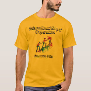 Camiseta Dia Internacional das Cooperativas.
