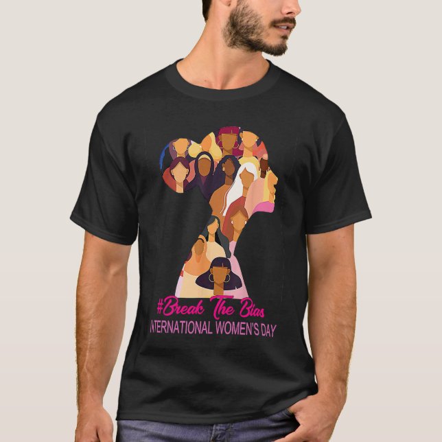 Camiseta Dia Internacional das Mulheres, 8 de março (Frente)