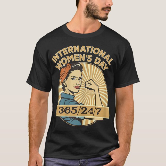 Camiseta Dia Internacional das Mulheres 8 de março de 2023 (Frente)