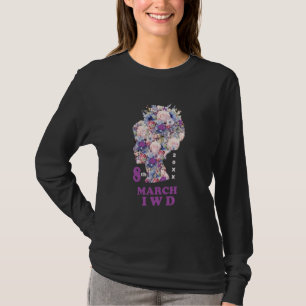Camiseta Dia internacional das mulheres púrpura 2025