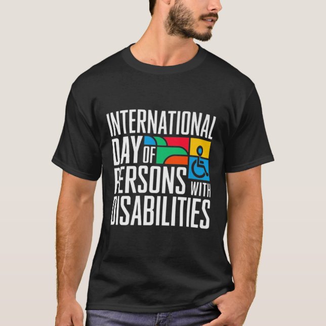 Camiseta Dia Internacional Das Pessoas Com Deficiência (Frente)