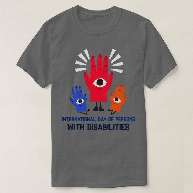 Camiseta Dia Internacional das Pessoas com Deficiência 3 (Frente do Design)
