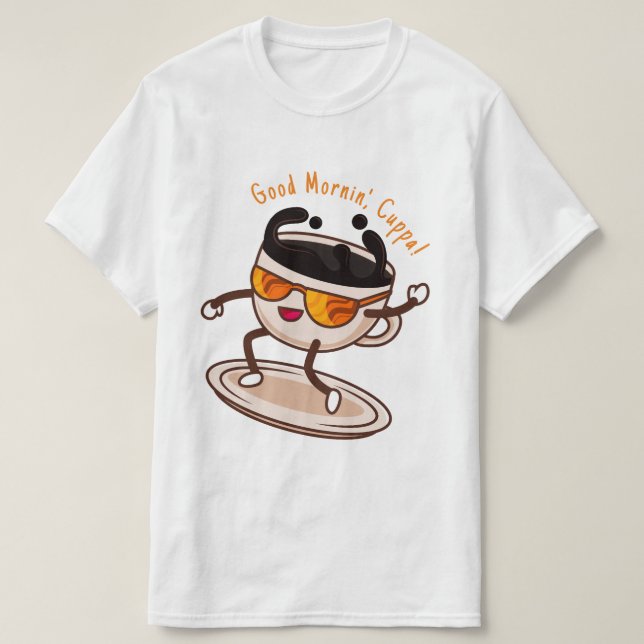 Camiseta Dia Internacional do Café (Frente do Design)