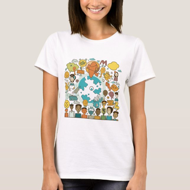 Camiseta Dia Internacional do Design de Diálogo (Frente)