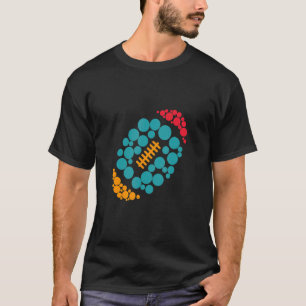 Camiseta Dia Internacional do Jogador de Rugby de Cor de Cu