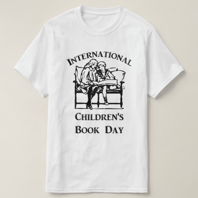 Camiseta Dia Internacional do Livro Infantil (Frente do Design)