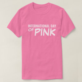 Camiseta Dia Internacional do Rosa