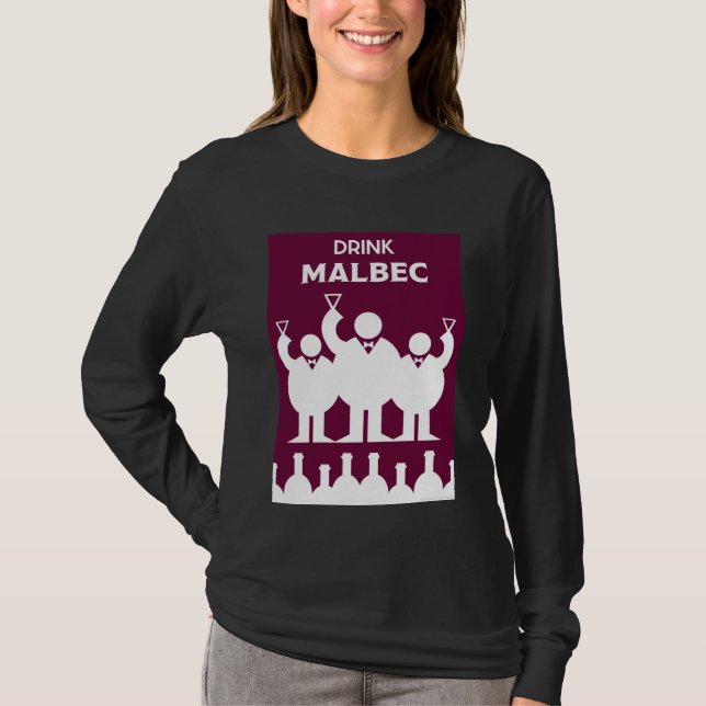 Camiseta Dia Internacional do Vinho Malbec (Frente)