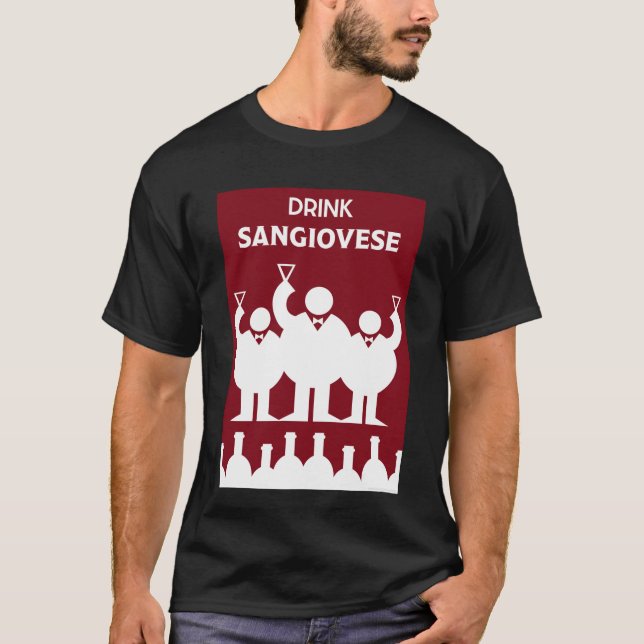 Camiseta Dia Internacional do Vinho Sangiovese (Frente)