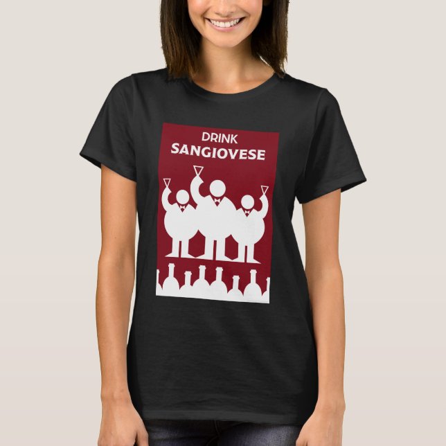 Camiseta Dia Internacional do Vinho Sangiovese (Frente)