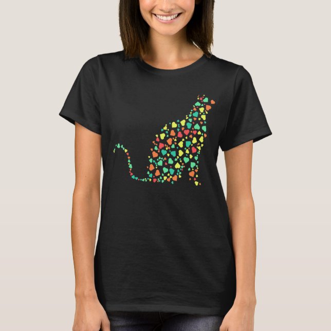 Camiseta Dia Internacional dos Corações do bolinhas (Frente)