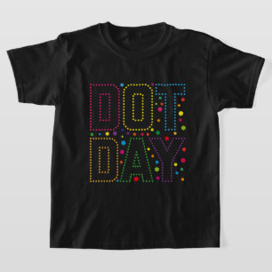 Camiseta dia internacional ponto 2025 crianças raparigas T-