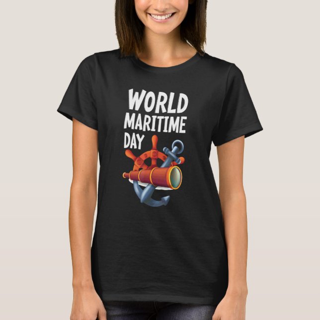 Camiseta Dia Marítimo Mundial OMI (Frente)