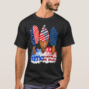 Camiseta Dia Memorial 4 De Julho Cre Patriótico