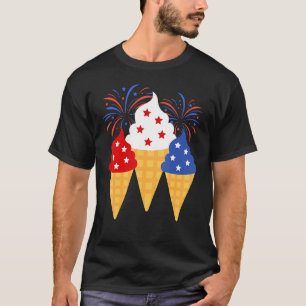 Camiseta Dia Memorial 4 De Julho Cre Patriótico