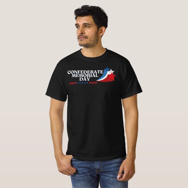 Camiseta dia memorial confederado (Frente Completa)