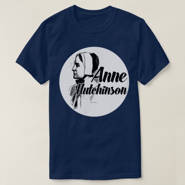 Camiseta Dia Memorial de Anne Hutchinson Dia 1 (Frente do Design)
