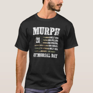 Camiseta Dia Memorial de Murph 2023 Workout Patriótico Hero