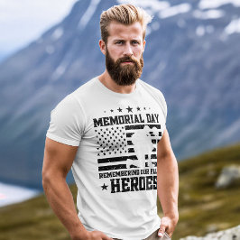 Camiseta Dia Memorial dos EUA Bandeira do Partido Funny Vet