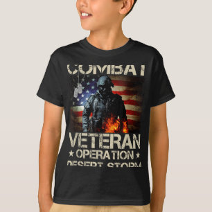Camiseta Dia Memorial dos Veteranos Dia do Deserto Tempesta